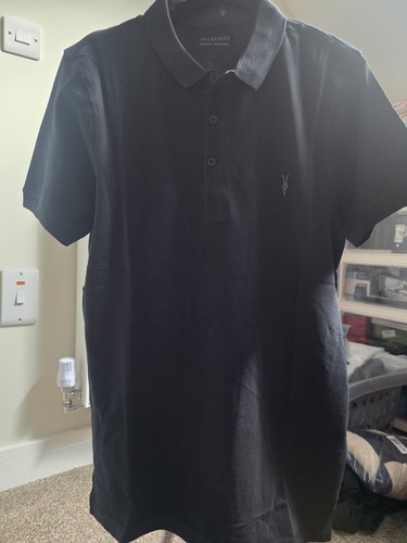All saints men black polo - saints,