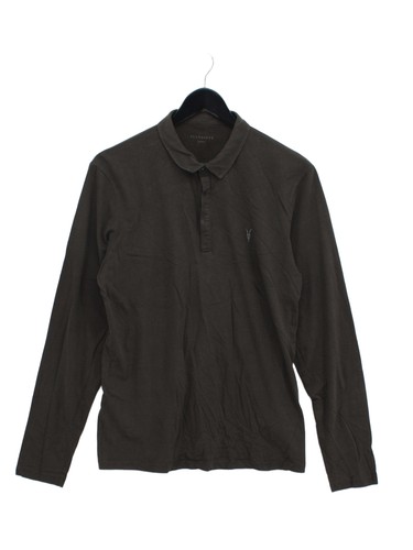 All saints men polo green - all, m