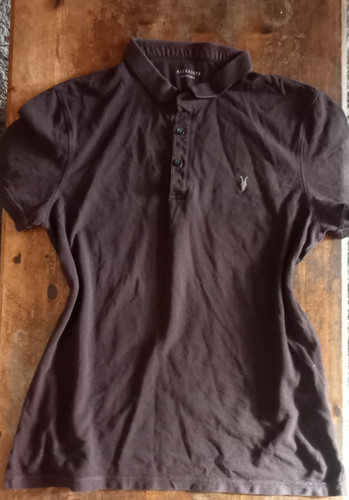 All saint brown polo shirt - all,