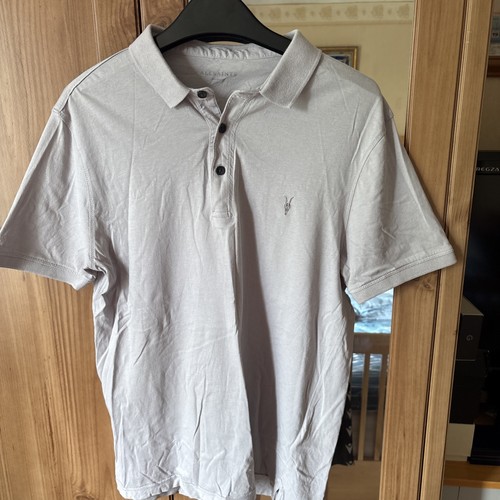 All saints polo shirt - polo, grey
