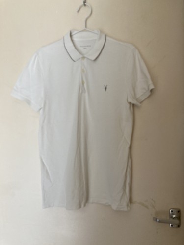 All saints white polo shirt - saints,