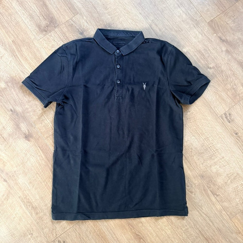 Black allsaints mens - black, polo